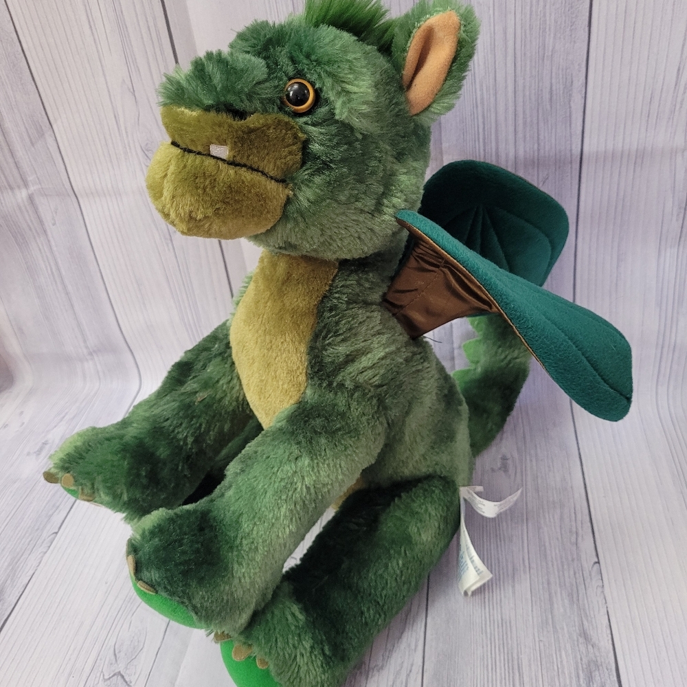 Pete's Dragon Elliot Build a Bear Limited Edition 16" Green Plush Stuffe…